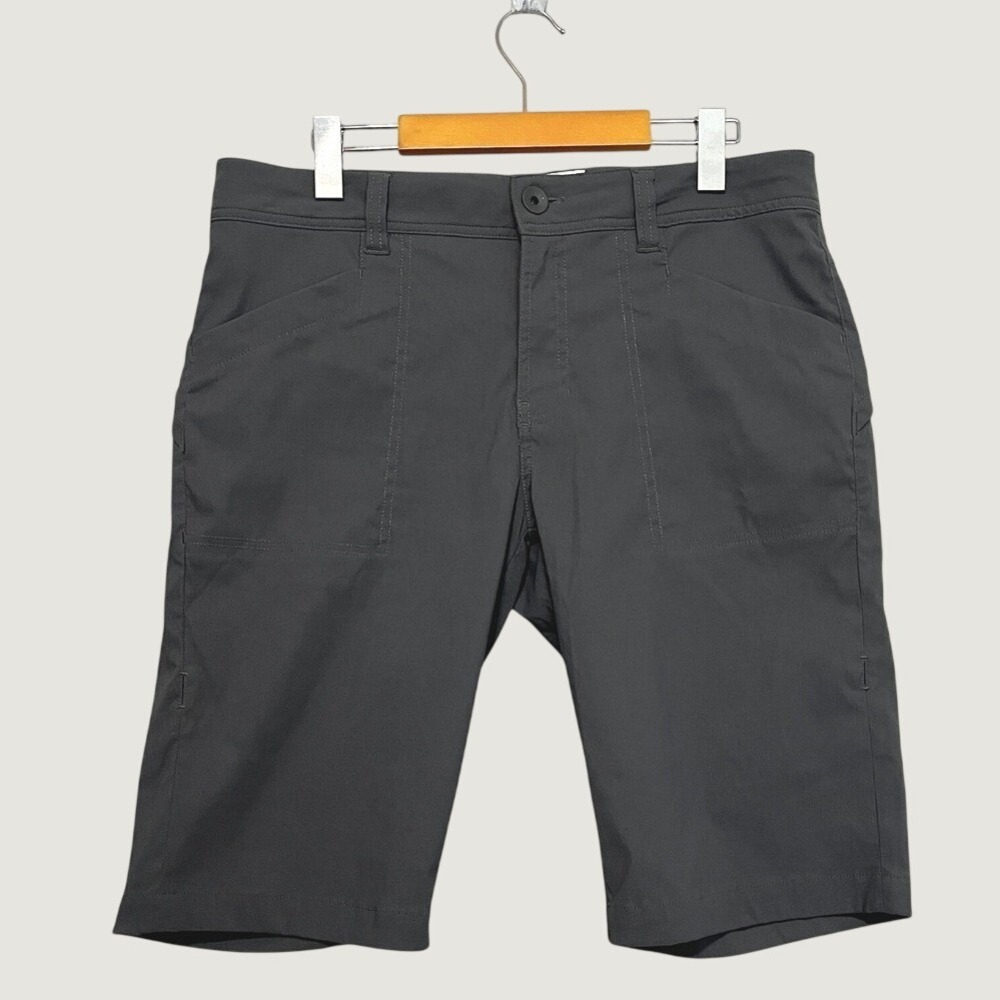 Mountain Equipment Company MEC Terrena Shorts Womens 12 Grey Hiking Outdoor